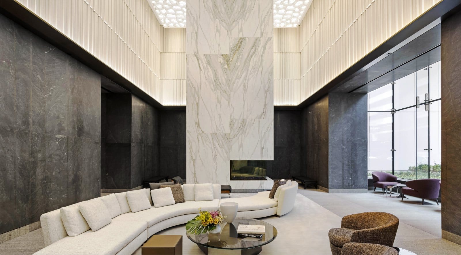 Biophilic Lobbies drive 2024 design trends - 77 Greenwich